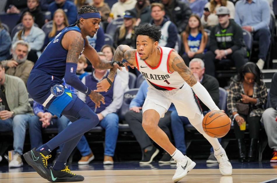 TRAIL BLAZERS 119-114 TIMBERWOLVES