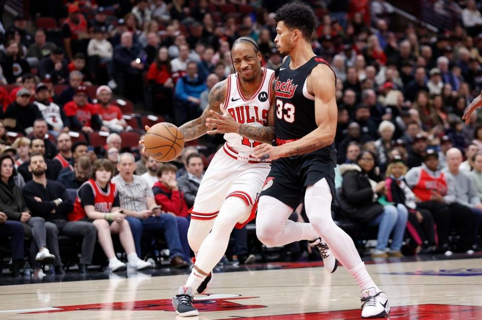 BULLS 110-107 TRAIL BLAZERS