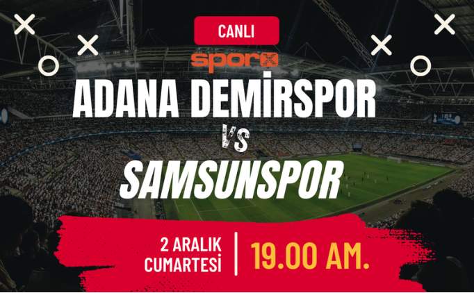 Adana Demirspor - Samsunspor ma canl izle ifresiz 