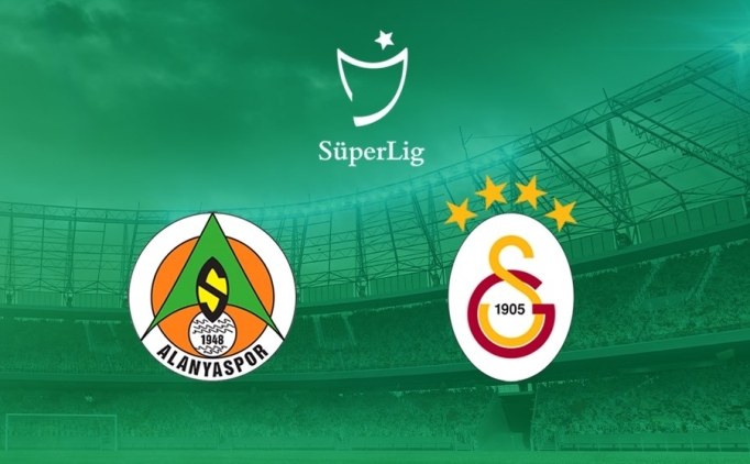 Galatasaray Alanyaspor ma kadrosu ve muhtemel 11'ler