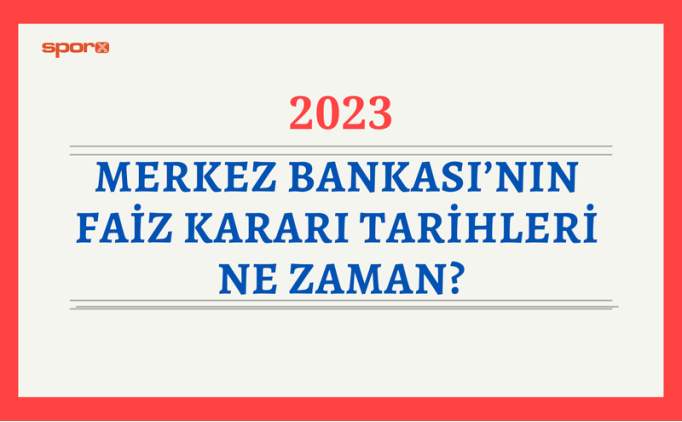 MB faiz karar Ekim 2023:Merkez Bankas faiz karar ne zaman?