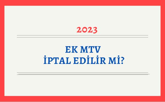 Ek MTV kalkt m, kalkacak m? AYM Ek MTV karar ne oldu?