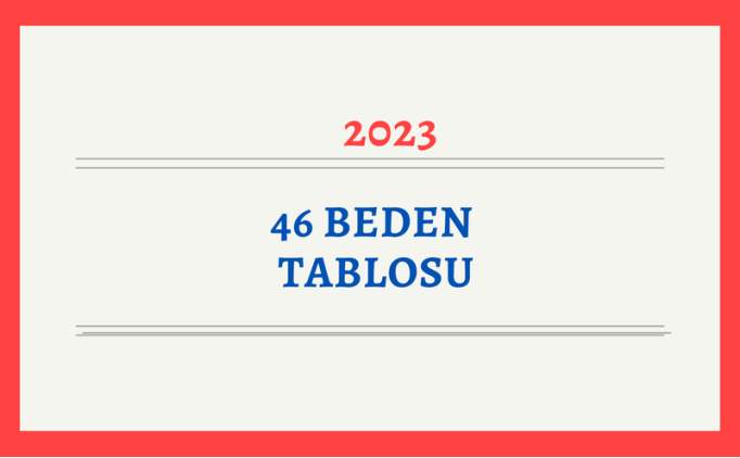 46 beden M mi, S mi, L mi 2023? S, M, L beden 46 numara m?