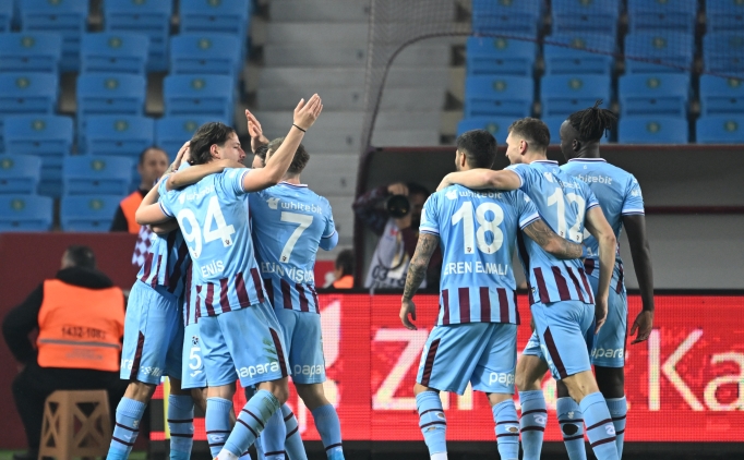 Trabzonspor, istatistiklerde zirve yapt!