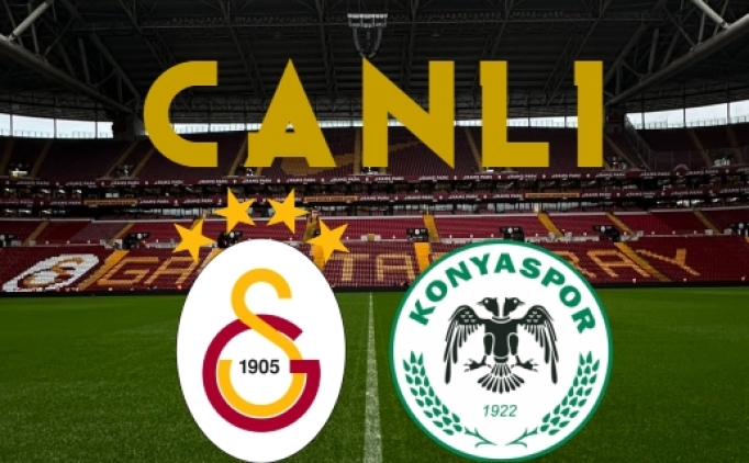 SON DAKKA: Galatasaray Konyaspor ma CANLI ZLE, GS Konyaspor