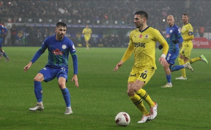 aykur Rizespor - Fenerbahe: 11'ler