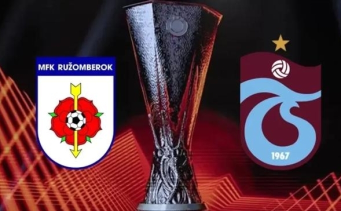 Ruzomberok - Trabzonspor ma ne zaman, saat kata ve hangi kanalda?