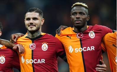 Galatasaray'da Osimhen, Icardi'ye fark att!