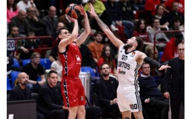 talyan derbisinde kazanan Olimpia Milano; Derin nefes aldlar