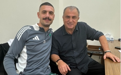 Merih Demiral, ma sonras Fatih Terim ile bir araya geldi