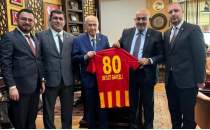 Kayserispor'dan MHP lideri Baheli'ye ziyaret