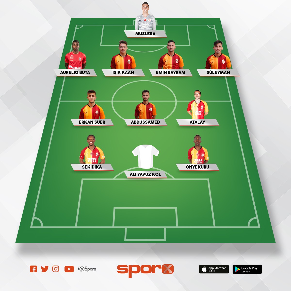 Galatasaray 2023 Sporx İlk11