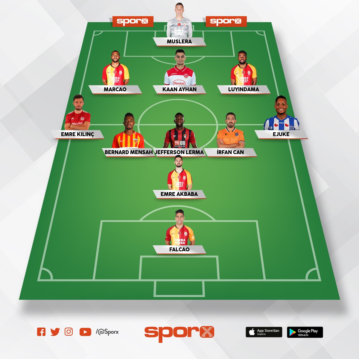 Cimbombom Sporx İlk11