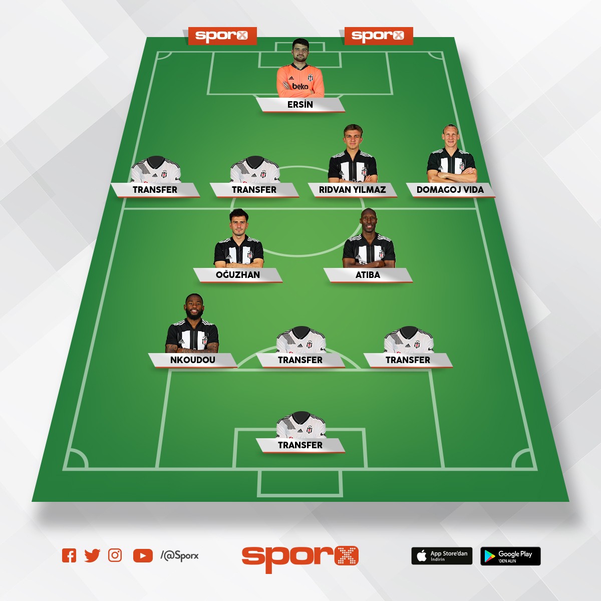 Fanatik bjk Sporx İlk11