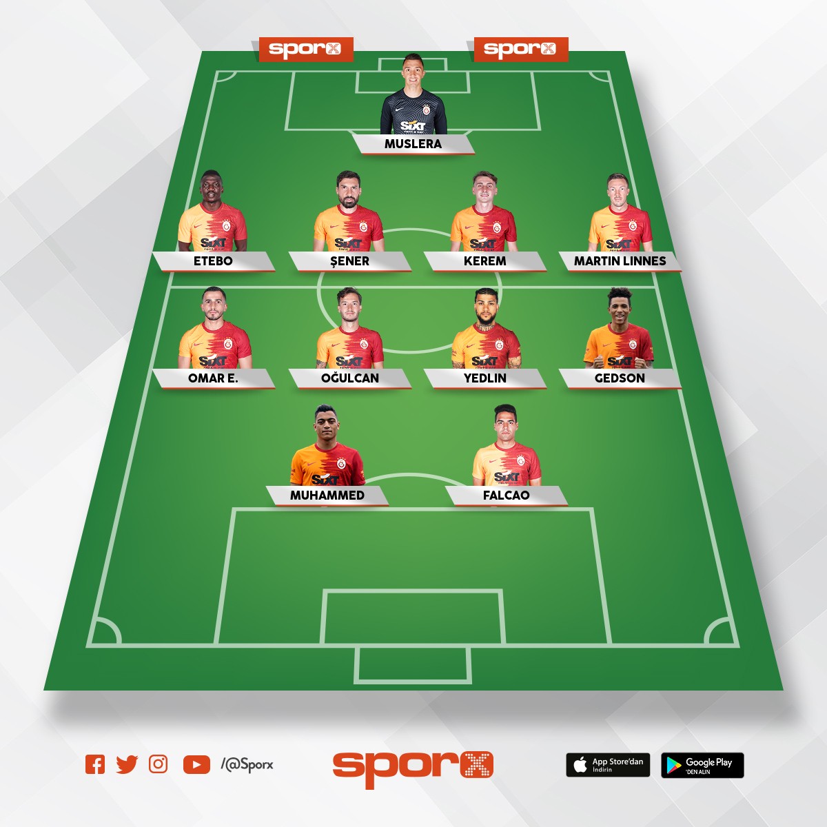 en iyi kadro galatasaray sporx İlk11