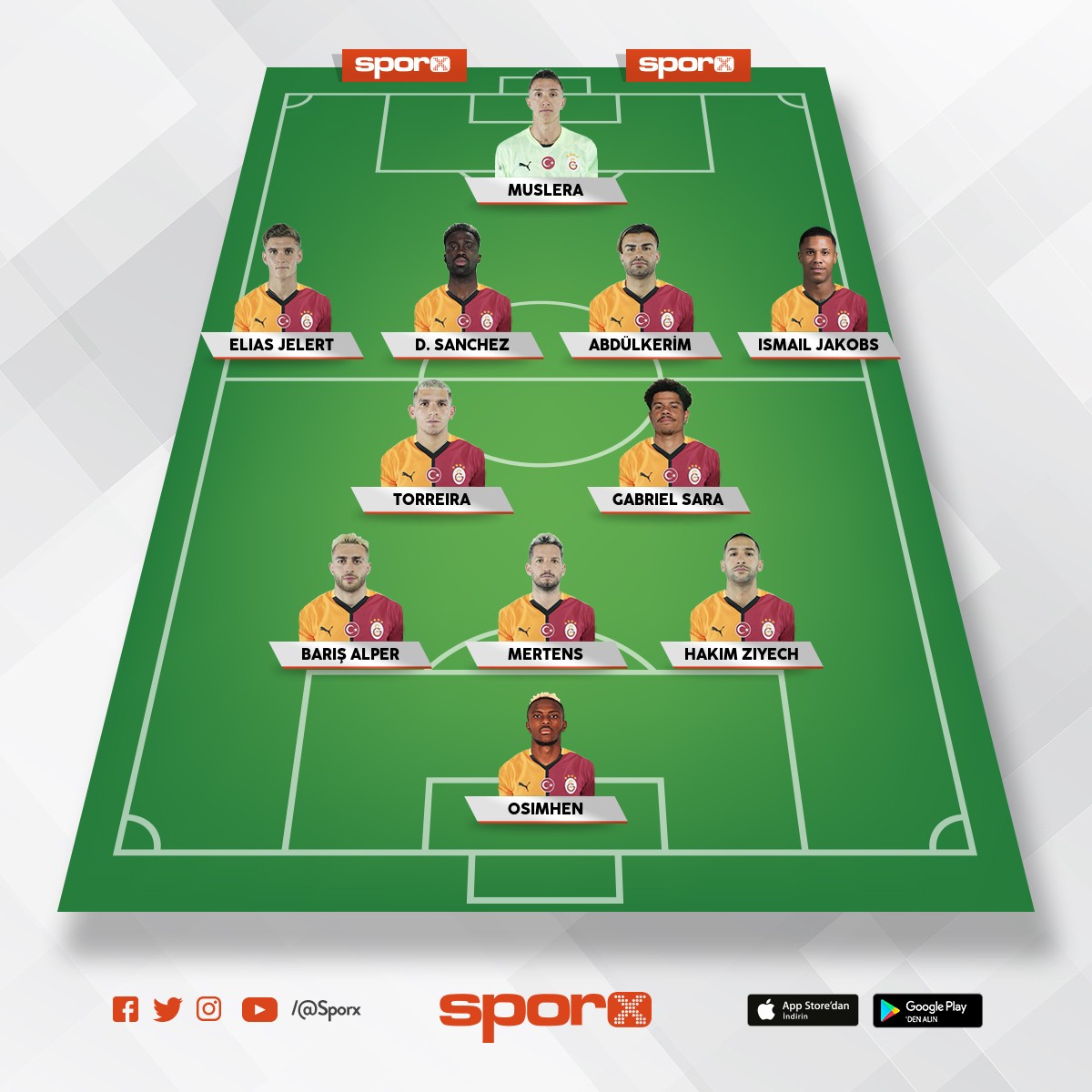 galatasaray fener mana bu ilk 11 ile kmal